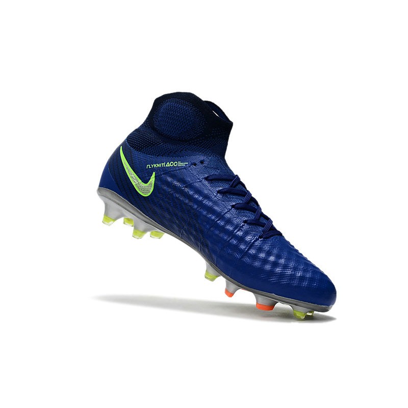 Nike Magista Obra Elite DF FG Men Modrý Zelená